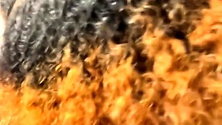 Curly-Haired Beauty Rides Dick for Huge Creampie