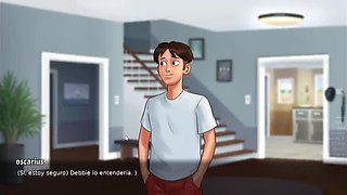 Stepmom Masturbates in Front of Me - Summertime Saga Hentai Animation