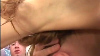 Thirsty MILF comes over and swallows a huge load